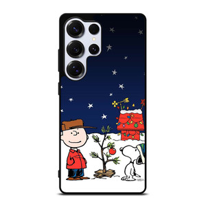 SNOOPY AND CHARLIE BROWN SNOW THE PEANUTS Samsung Galaxy S25 Ultra Case
