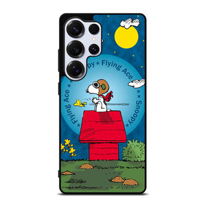 SNOOPY FLYING ACE Samsung Galaxy S25 Ultra Case