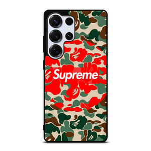 SUPREME BAPE CAMO Samsung Galaxy S25 Ultra Case SUPREME BAPE CAMO Samsung Galaxy S25 Ultra Case