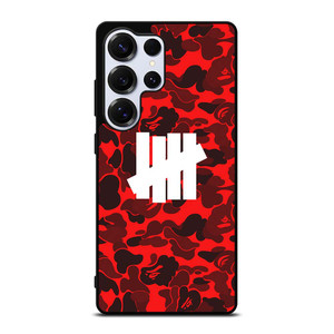 UNDEFEATED BAPE CAMO RED Samsung Galaxy S25 Ultra Case