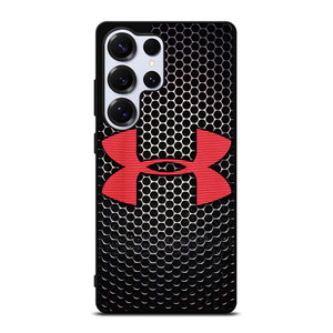 UNDER ARMOUR BLACK SYMBOL RED Samsung Galaxy S25 Ultra Case
