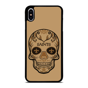 NEW ORLEANS SAINTS SKULL iPhone XS Max Case NEW ORLEANS SAINTS SKULL iPhone XS Max Case