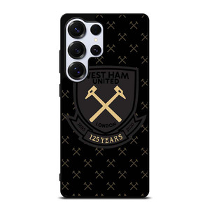WEST HAM UNITED BLACK LOGO Samsung Galaxy S25 Ultra Case