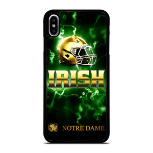 NOTRE DAME IRISH LOGO GREEN iPhone XS Max Case NOTRE DAME IRISH LOGO GREEN iPhone XS Max Case