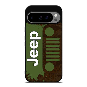 JEEP WRANGLER LOGO GREEN Google Pixel 9 Pro XL Case