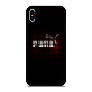 PUMA LOGO RED BLOCK iPhone XS Max Case PUMA LOGO RED BLOCK iPhone XS Max Case