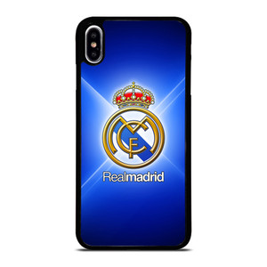 REAL MADRID LOGO BLUE LIGHT iPhone XS Max Case