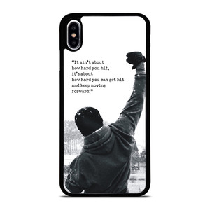 ROCKY MOTIVATIONAL QUOTES iPhone XS Max Case ROCKY MOTIVATIONAL QUOTES iPhone XS Max Case