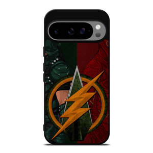 THE FLASH GREEN ARROW LOGO DC Google Pixel 9 Pro XL Case