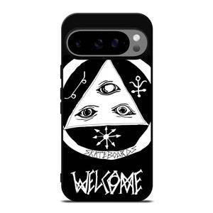 WELCOME SKATEBOARDS LOGO BLACK Google Pixel 9 Pro XL Case WELCOME SKATEBOARDS LOGO BLACK Google Pixel 9 Pro XL Case