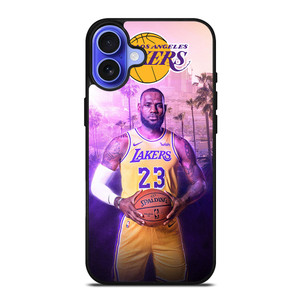 LEBRON JAMES LA LAKERS NBA iPhone 16 Case