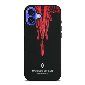MARCELO BURLON RED iPhone 16 Case MARCELO BURLON RED iPhone 16 Case