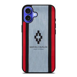 MARCELO BURLON STRIPE LOGO iPhone 16 Case MARCELO BURLON STRIPE LOGO iPhone 16 Case