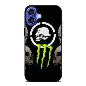 METAL MULISHA MONSTER ENERGY SKULL iPhone 16 Case METAL MULISHA MONSTER ENERGY SKULL iPhone 16 Case