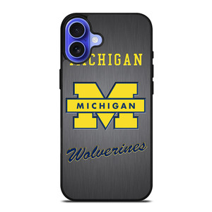 MICHIGAN WOLVERINES LOGO iPhone 16 Case