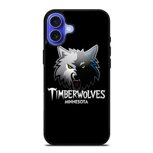 MINNESOTA TIMBERWOLVES NBA MASCOT iPhone 16 Case