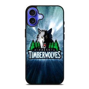 MINNESOTA TIMBERWOLVES SHINY SYMBOL iPhone 16 Case