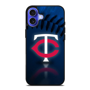 MINNESOTA TWINS MLB BASEBALL LOGO iPhone 16 Case