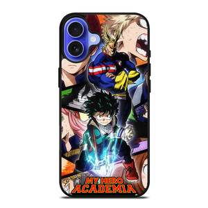 MY HERO ACADEMIA ANIME COVER iPhone 16 Case MY HERO ACADEMIA ANIME COVER iPhone 16 Case
