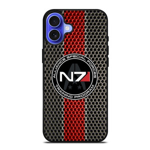 N7 MASS EFFECT PLATE LOGO iPhone 16 Case