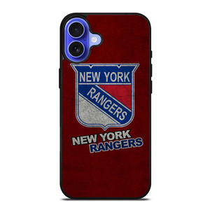 NEW YORK RANGERS SUEDE TEXTURE iPhone 16 Case