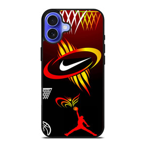 NIKE AIR JORDAN BASKETBALL ART iPhone 16 Case NIKE AIR JORDAN BASKETBALL ART iPhone 16 Case