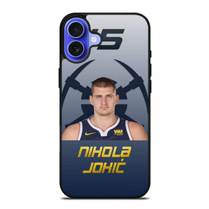 NIKOLA JOKIC DENVER NUGGETS SYMBOL iPhone 16 Case NIKOLA JOKIC DENVER NUGGETS SYMBOL iPhone 16 Case