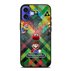 NINTENDO SWITCH GAME COLLECTION iPhone 16 Case NINTENDO SWITCH GAME COLLECTION iPhone 16 Case