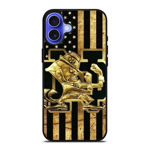 NOTRE DAME FOOTBALL USA FLAG iPhone 16 Case NOTRE DAME FOOTBALL USA FLAG iPhone 16 Case