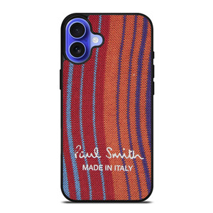 PAUL SMITH PATTERN MADE IN ITALY iPhone 16 Case PAUL SMITH PATTERN MADE IN ITALY iPhone 16 Case