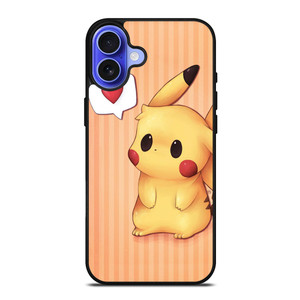 PIKACHU POKEMON LOVE SIGN iPhone 16 Case