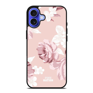 PINK VICTORIA'S SECRET FLOWER iPhone 16 Case