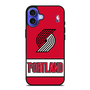 PORTLAND BLAZERS NIKE NBA iPhone 16 Case PORTLAND BLAZERS NIKE NBA iPhone 16 Case