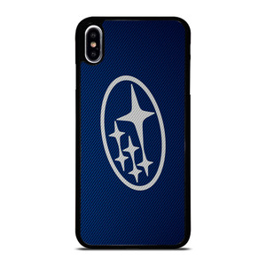 SUBARU LOGO BLUE CARBON iPhone XS Max Case