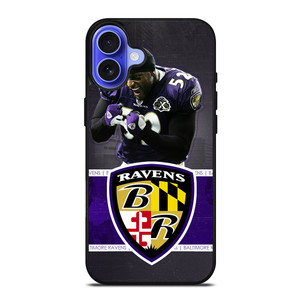 RAY LEWIS BALTIMORE RAVENS FOOTBALL iPhone 16 Case RAY LEWIS BALTIMORE RAVENS FOOTBALL iPhone 16 Case