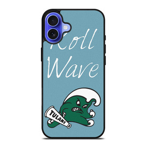 ROLL WAVE TULANE UNIVERSITY iPhone 16 Case