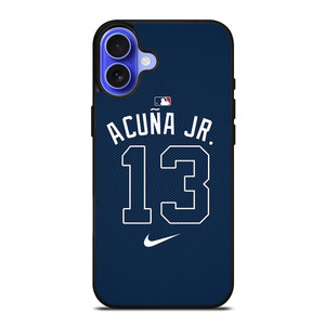 RONALD ACUNA JR MLB NIKE KIT iPhone 16 Case RONALD ACUNA JR MLB NIKE KIT iPhone 16 Case