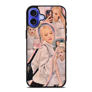 ROSE BLACKPINK CUTE COLLAGE iPhone 16 Case ROSE BLACKPINK CUTE COLLAGE iPhone 16 Case