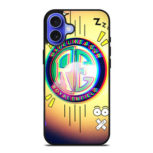 ROYAL ENFIELD MADE LIKE A GUN ARTWORK iPhone 16 Case