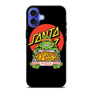 SANTA CRUZ PIZZA iPhone 16 Case