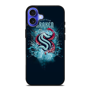 SEATTLE KRAKEN OCTOPUS SEA iPhone 16 Case SEATTLE KRAKEN OCTOPUS SEA iPhone 16 Case