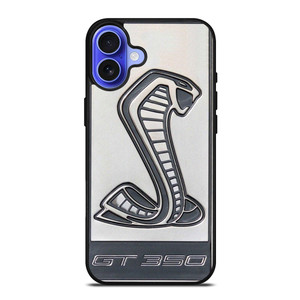SHELBY GT350R SILVER EMBLEM SIGN iPhone 16 Case SHELBY GT350R SILVER EMBLEM SIGN iPhone 16 Case