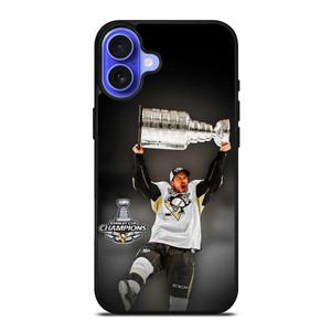 SIDNEY CROSBY PITTSBURGH PENGUINS CHAMPIONS iPhone 16 Case SIDNEY CROSBY PITTSBURGH PENGUINS CHAMPIONS iPhone 16 Case