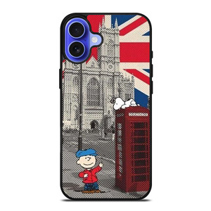 SNOOPY BOX TELEPHONE iPhone 16 Case SNOOPY BOX TELEPHONE iPhone 16 Case