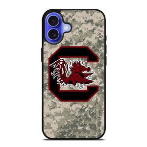 SOUTH CAROLINA GAMECOCKS CAMO LOGO iPhone 16 Case SOUTH CAROLINA GAMECOCKS CAMO LOGO iPhone 16 Case