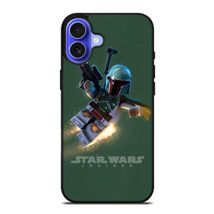 STAR WARS BOBA FETT LEGO iPhone 16 Case STAR WARS BOBA FETT LEGO iPhone 16 Case