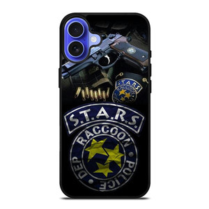 STARS RACCOON POLICE DEP BADGE 2 iPhone 16 Case STARS RACCOON POLICE DEP BADGE 2 iPhone 16 Case