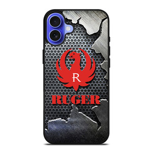 STURM RUGER FIREARM METAL LOGO 2 iPhone 16 Case