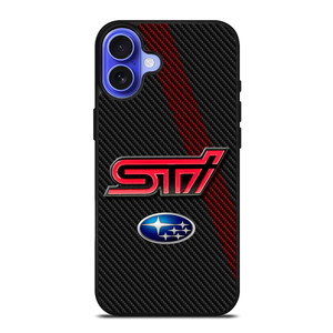 SUBARU STI CARBON LOGO iPhone 16 Case