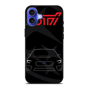 SUBARU WRX CONCEPT CLIPART iPhone 16 Case SUBARU WRX CONCEPT CLIPART iPhone 16 Case